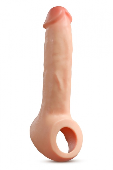 Телесная насадка-удлинитель Thrive 8.75 Inch Realistic Penis Extender Sleeve - 22,2 см. - Blush Novelties - в Калуге купить с доставкой