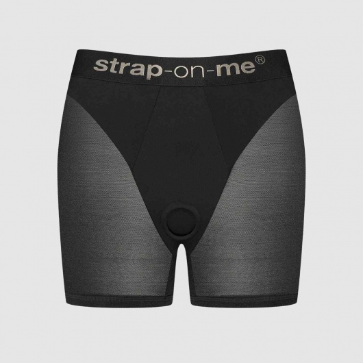 Трусики-шорты для фиксации насадок Strap-on-me Harness Lingerie Halo - size L - Strap-on-me - купить с доставкой в Калуге