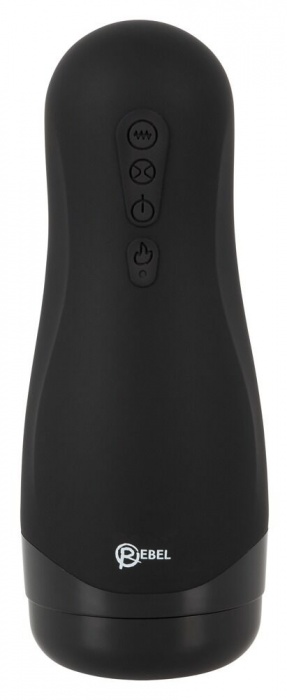 Черный вибромастурбатор с подогревом Masturbator with 3 Functions - Orion - в Калуге купить с доставкой