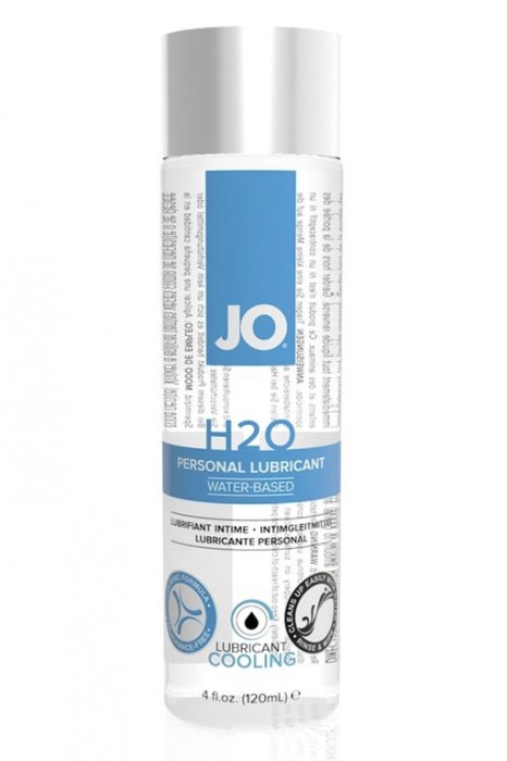 Охлаждающий лубрикант на водной основе JO Personal Lubricant H2O COOLING - 120 мл. - System JO - купить с доставкой в Калуге