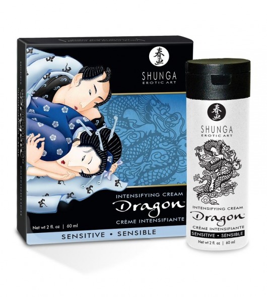 Интимный мужской крем SHUNGA DRAGON SENSITIVE - 60 мл. - Shunga - купить с доставкой в Калуге