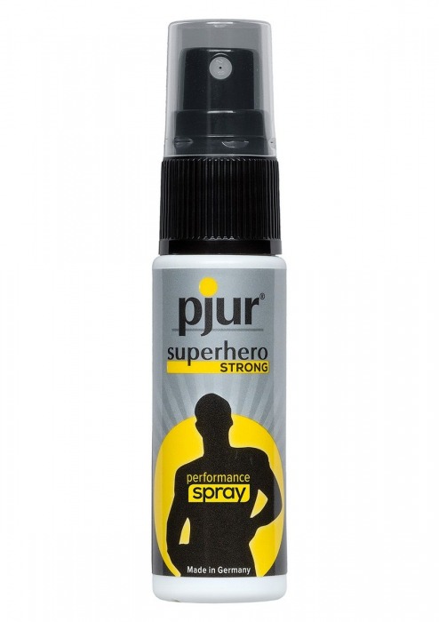 Спрей-пролонгатор длительного действия pjur SUPERHERO Strong Spray - 20 мл. - Pjur - купить с доставкой в Калуге