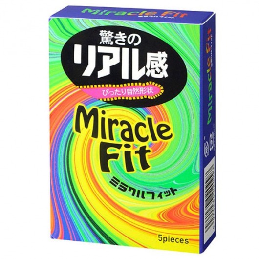 Презервативы Sagami Xtreme Miracle Fit - 5 шт. - Sagami - купить с доставкой в Калуге