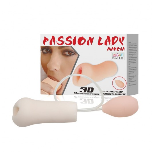 Мастурбатор Passion Lady Marcia с грушей для имитации посасывания - Baile - в Калуге купить с доставкой
