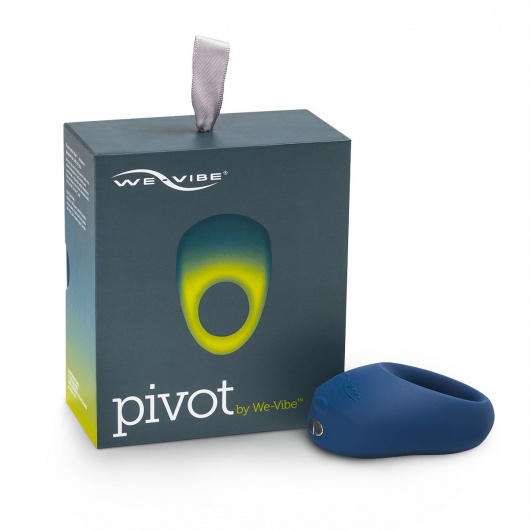 Синее эрекционное виброкольцо We-vibe Pivot - We-vibe - в Калуге купить с доставкой