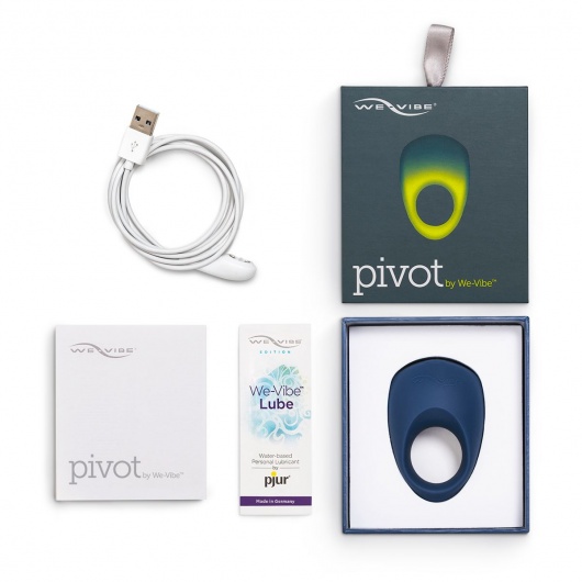 Синее эрекционное виброкольцо We-vibe Pivot - We-vibe - в Калуге купить с доставкой