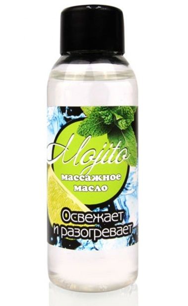 Массажное масло для тела Mojito с ароматом лайма - 50 мл. - Биоритм - купить с доставкой в Калуге