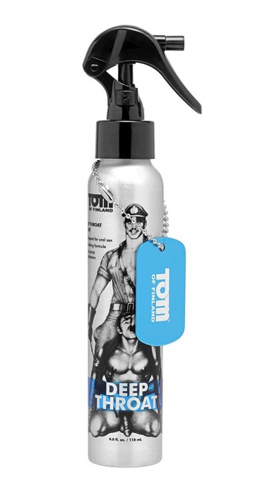 Спрей для лёгкого проникновения во время орального секса Tom of Finland Deep Throat Spray - 118 мл. - Доминирующее кольцо - купить с доставкой в Калуге