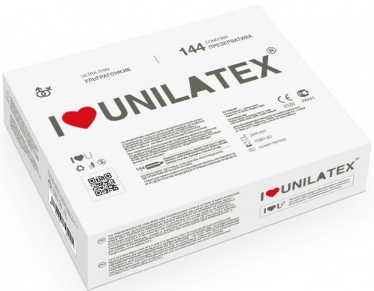 Ультратонкие презервативы Unilatex Ultra Thin - 144 шт. - Unilatex - купить с доставкой в Калуге