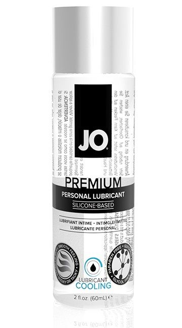 Охлаждающий лубрикант на силиконовой основе JO Personal Premium Lubricant Cooling - 60 мл. - System JO - купить с доставкой в Калуге