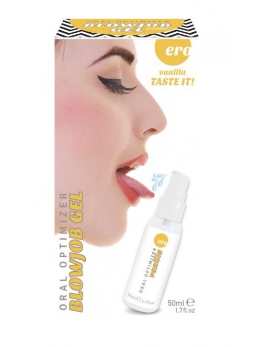 Увлажняющий гель для орального секса с ароматом ванили - 50 мл. - Ero - купить с доставкой в Калуге