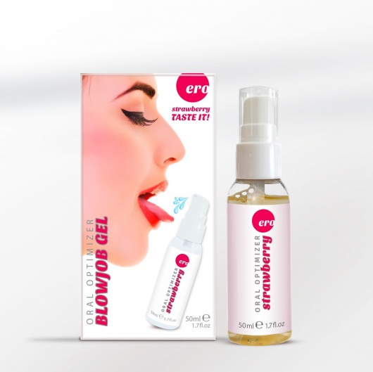 Увлажняющий гель для орального секса с ароматом клубники - 50 мл. - Ero - купить с доставкой в Калуге