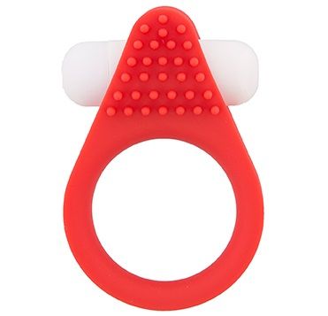 Красное эрекционное кольцо LIT-UP SILICONE STIMU RING 1 RED - Dream Toys - в Калуге купить с доставкой