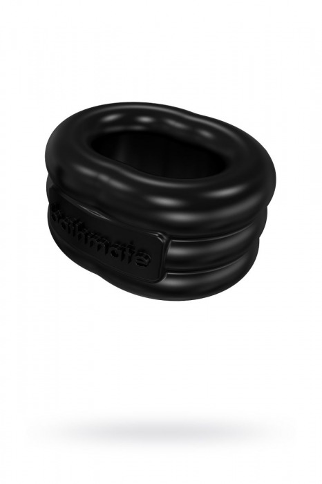Чёрное эрекционное виброкольцо Stretch - Bathmate - в Калуге купить с доставкой