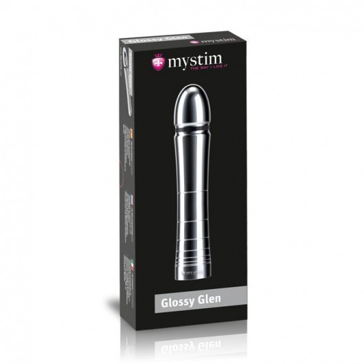 Фаллоимитатор для электростимуляции Glossy Glen Dildo - 14 см. - MyStim - купить с доставкой в Калуге