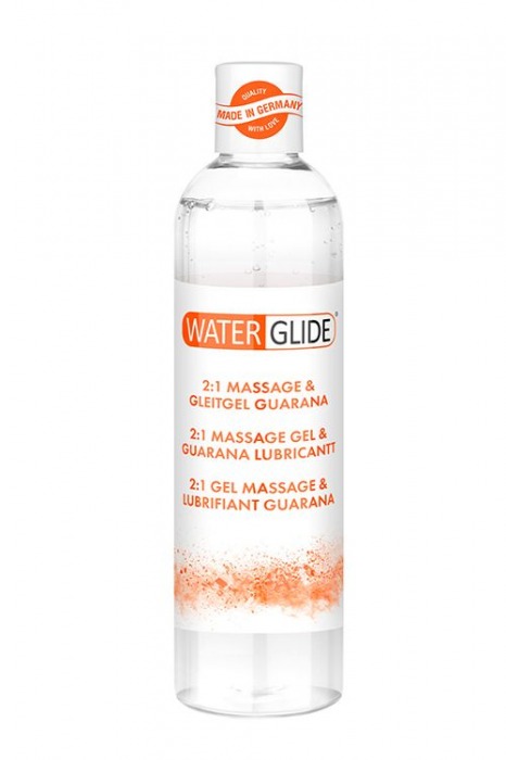 Гель-смазка 2-в-1 MASSAGE   LUBRICANT GUARANA - 300 мл. - Waterglide - купить с доставкой в Калуге