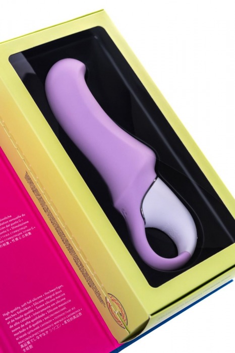 Сиреневый вибратор Charming Smile - 18,5 см. - Satisfyer
