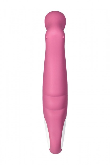 Вибратор Petting Hippo с загнутым кончиком - 22,9 см. - Satisfyer