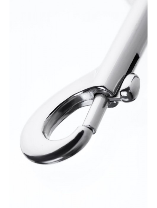 Серебристый двухсторонний карабин TOYFA Metal - ToyFa - купить с доставкой в Калуге