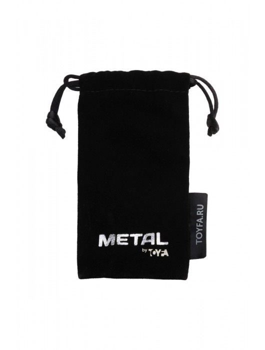 Серебристый двухсторонний карабин TOYFA Metal - ToyFa - купить с доставкой в Калуге