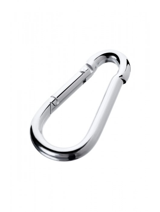 Серебристый карабин TOYFA Metal - ToyFa - купить с доставкой в Калуге