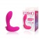 Розовый вибромассажер Сosmo с отростком - 9 см. - Cosmo купить в Калуге с доставкой в Orgasmix.ru Розовый вибромассажер Сosmo с отростком - 9 см. - Cosmo