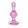 Розовая фигурная анальная втулка - 9,8 см. - Sexus в Калуге Розовая фигурная анальная втулка - 9,8 см. - Sexus