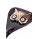 Чёрный стек с совой на кожаном наконечнике - 24 см. - ToyFa - купить с доставкой в Калуге