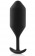 Чёрная пробка для ношения B-vibe Snug Plug 4 - 14 см. - b-Vibe